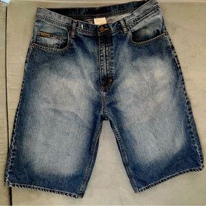 - Vintage G-Unit Y2K Baggy Blue Denim Jean Shorts 36